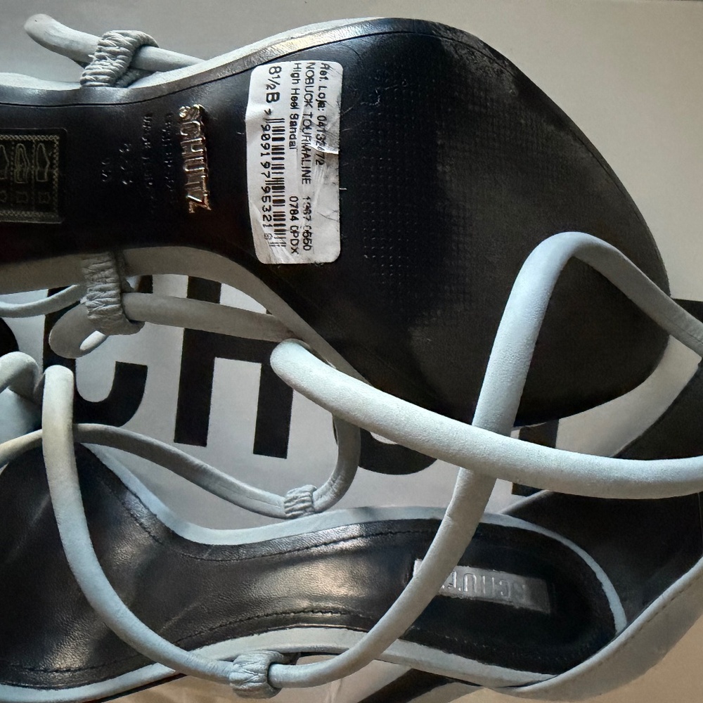 SCHUTZ - Nobuck High Heel Sandal